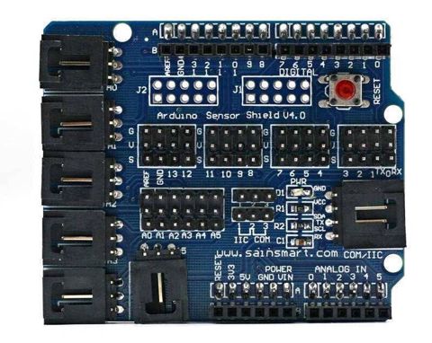 Arduino Uno Sensor Shield V4.0 - Arduino UNO R3 üçün dizayn edilmiş — Bakı