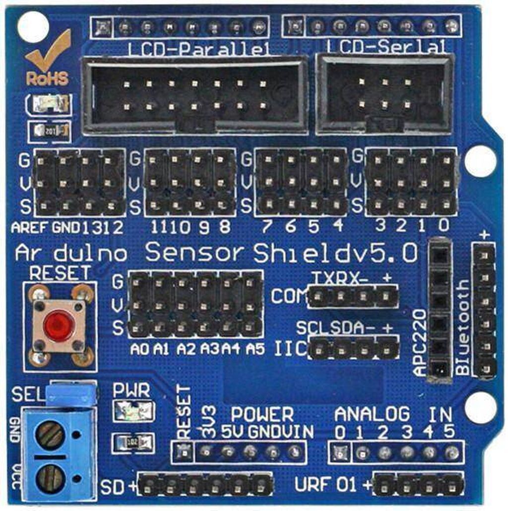 Məhsul: Arduino Servo və Sensor Shield (v5.0) Qiymət: 6 Təsvir — Ana platalar, Bakı (3)
