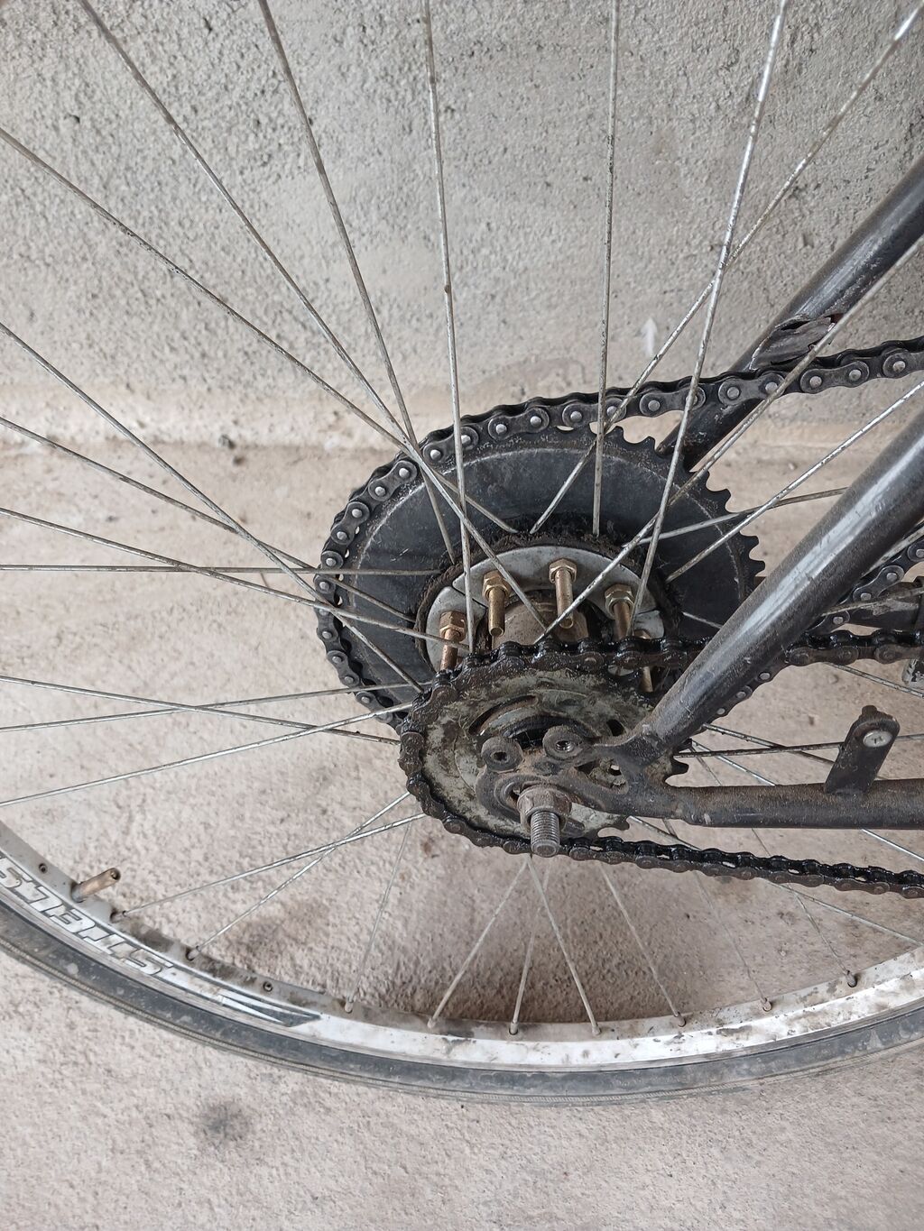 Benzin mühərrikli velosiped - Çərçivə üzərinə quraşdırılmış 2T benzin — Mopedlər və skuterlər, Quba (6)