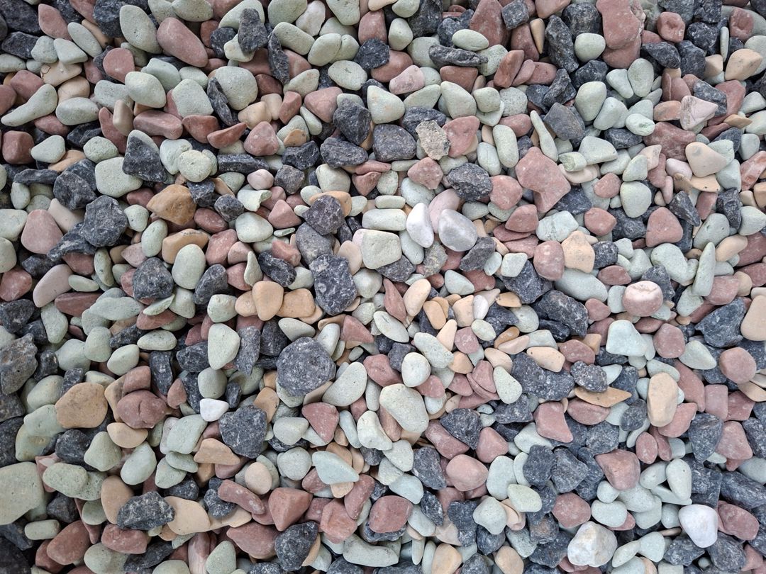 Bağ üçün dekorativ daşlar, rəngbərəng, 1-3 sm, 1 kq — Mallar, Bakı
