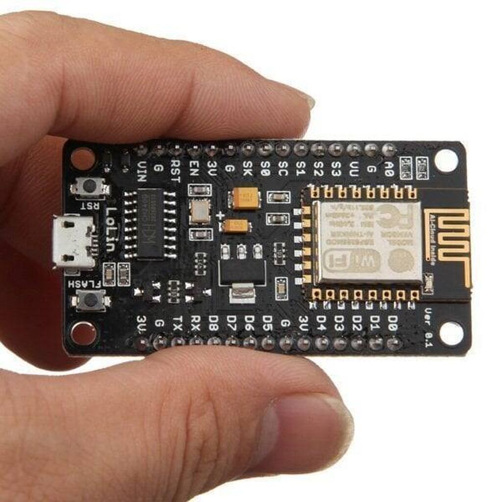 NodeMCU LoLin ESP8266 İnkişaf Kartı (ESP-12E) IoT layihələrini — Şəbəkə və server avadanlığı, Bakı (4)