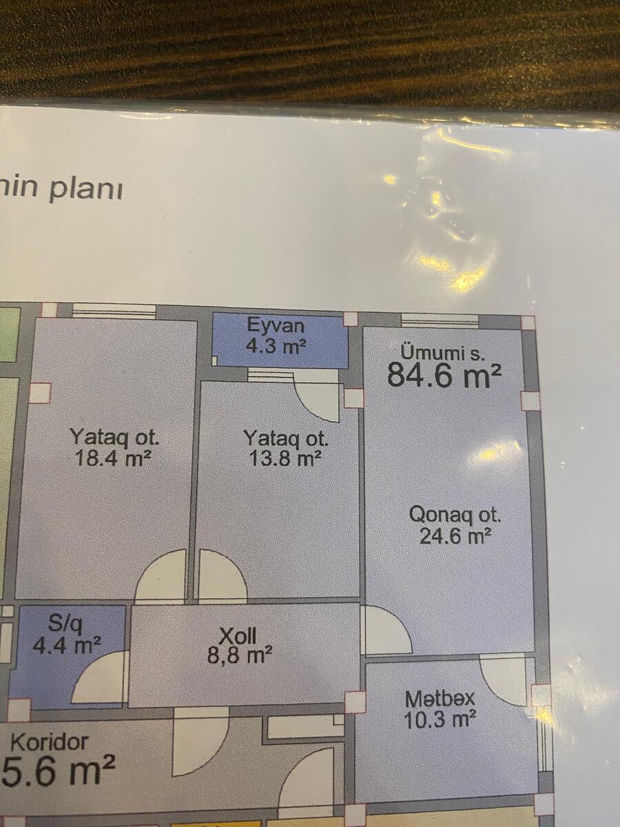 Satılır 3 otaqlı yeni tikili 84.6 m² — Mənzil, Bakı (11)
