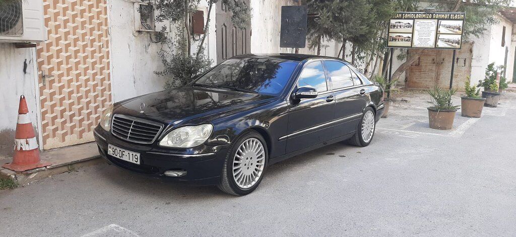 Mercedes S 350, 3.7 L, 2004 il, 189 000 km 90-DF-119 — Avtomobillər, Bakı (5)