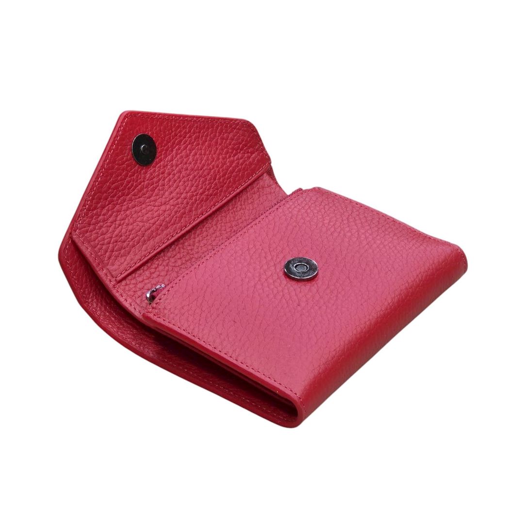 Dəri pul kisəsi qadın üçün Grande_2785_Red — Mallar, Bakı (3)