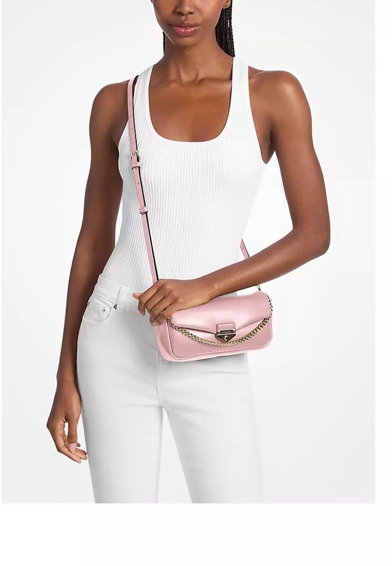Kross-bodi çanta Michael Kors Poliester/Poliuretan Açıq çəhrayı 21 sm Soho Small Convertible Shoulder Bag — Mallar, Bakı (3)