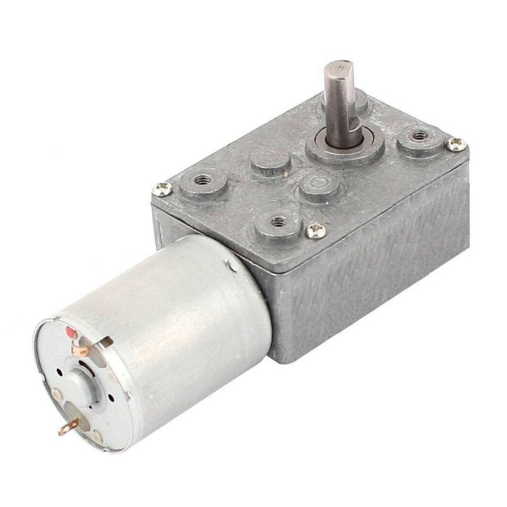 12V L Reduktorlu 300 RPM DC Motor Sürət və torka ehtiyac olan bütün — Transmissiya, Bakı (2)