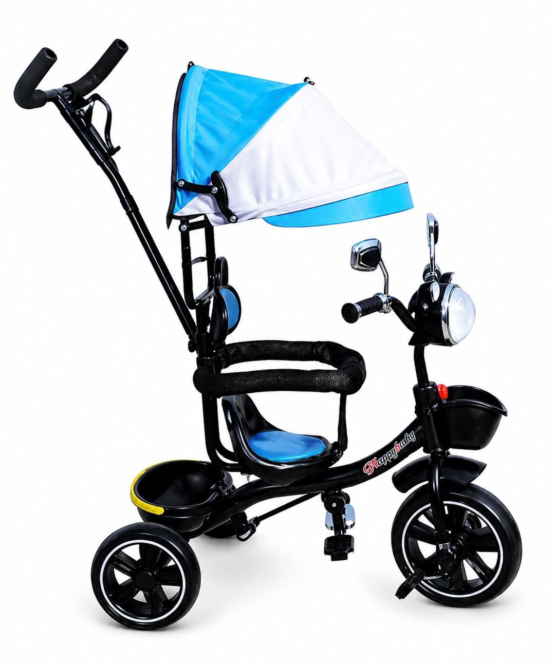 Uşaqlar üçün üçtəkərli velosiped ABC_KM009, musiqili/işıqlı, göy, 1-5 yaş — Mallar, Bakı (2)