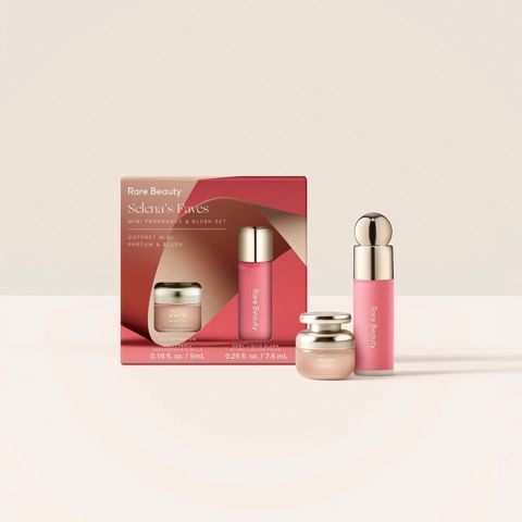 Dekorativ kosmetika dəsti Rare Beauty Selenas Faves Mini Rare Rollerball Fragrance Liquid Blush Set — Bakı
