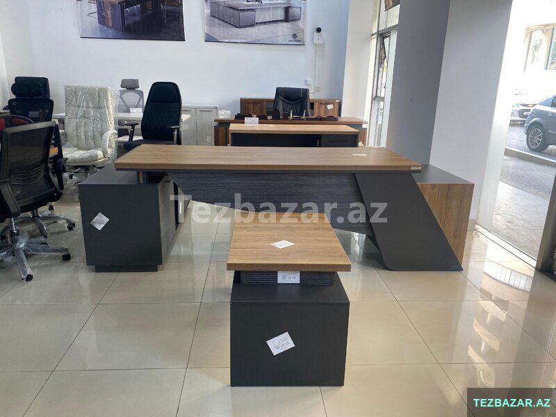 Ofis masası — Ofis mebeli, Bakı (3)