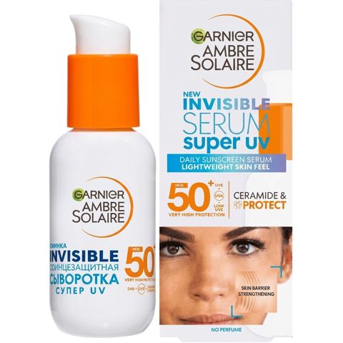 Günəşdən qoruyucu serum Garnier Ambre Solaire Spf 50+, 30 ml — Bakı