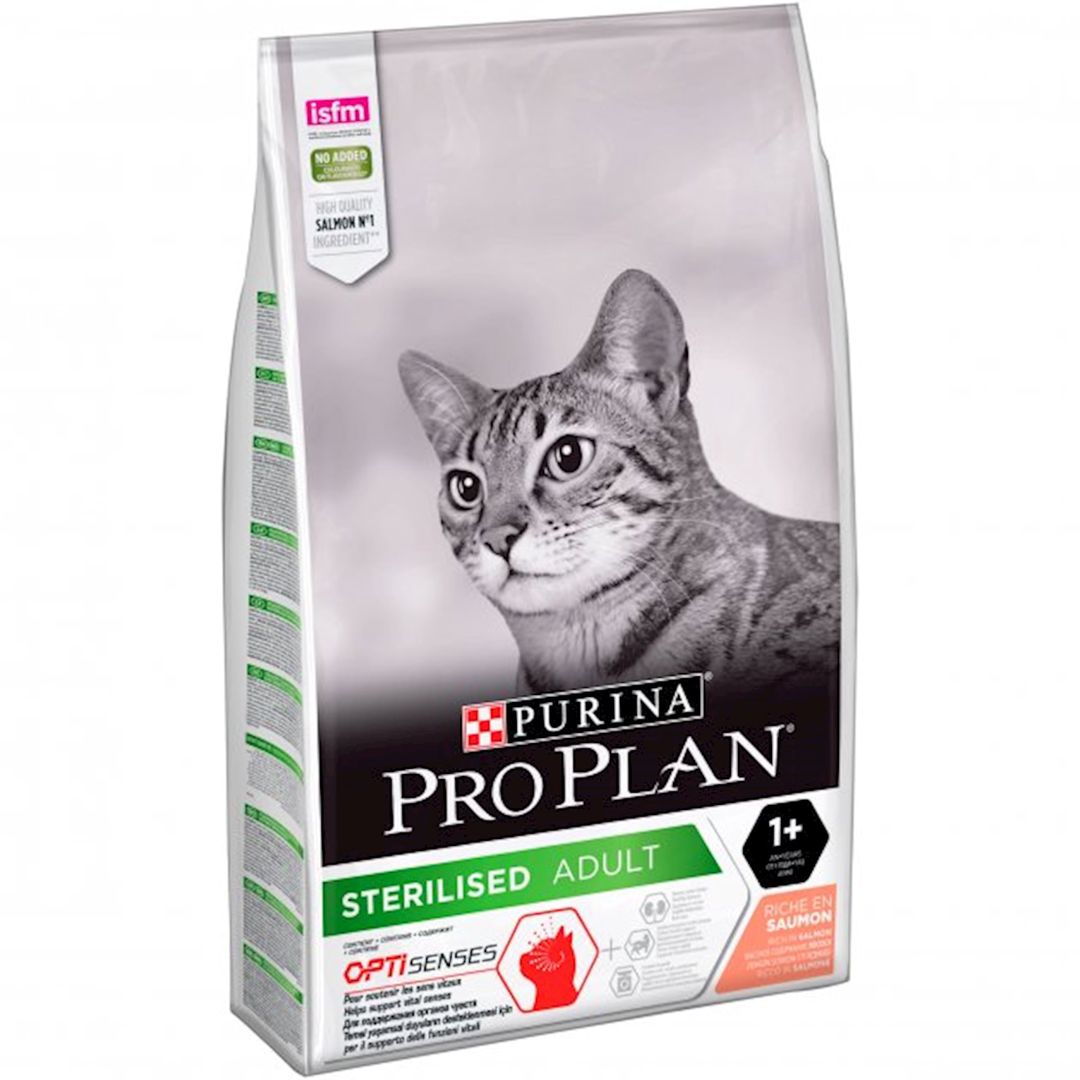 Quru yem Purina Pro Plan, qısırlaşdırılmış pişiklər üçün, qızıl balıq ilə, 10 kq — Mallar, Bakı (2)
