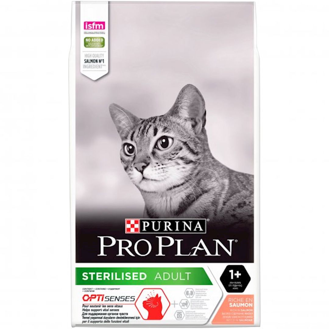 Quru yem Purina Pro Plan, qısırlaşdırılmış pişiklər üçün, qızıl balıq ilə, 10 kq — Mallar, Bakı