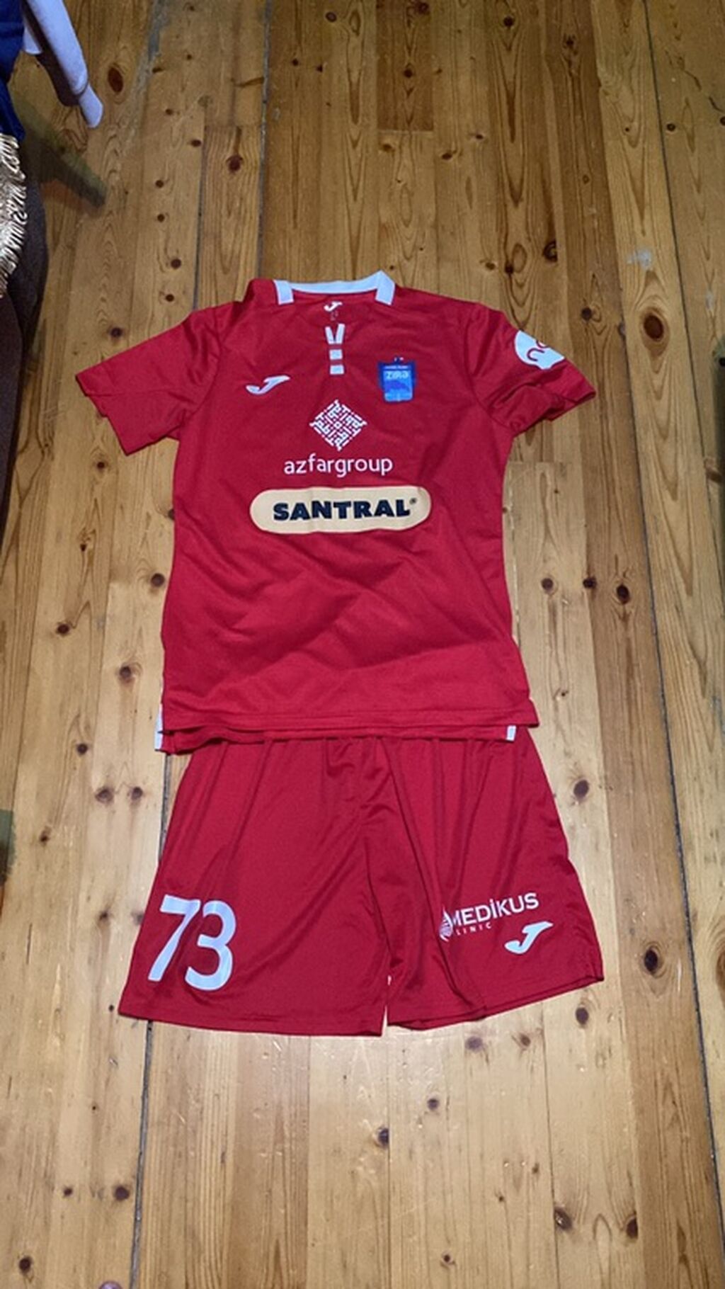 Macron brendli Banbury United FC dəst geyimləri - Ağ polo köynək — İdman geyimi, Sumqayıt (7)