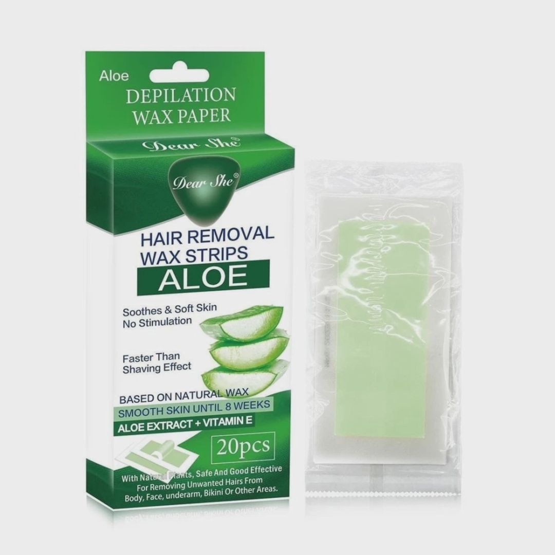 Depilyasiya üçün mum zolaqları Dear She Aloe, 20 əd — Mallar, Bakı (2)