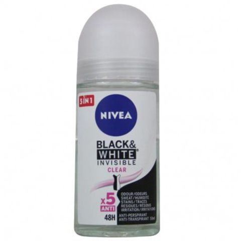 Dezodorant-antiperspirant No Brand Black & White Invisible Clear 50 ml — Bakı