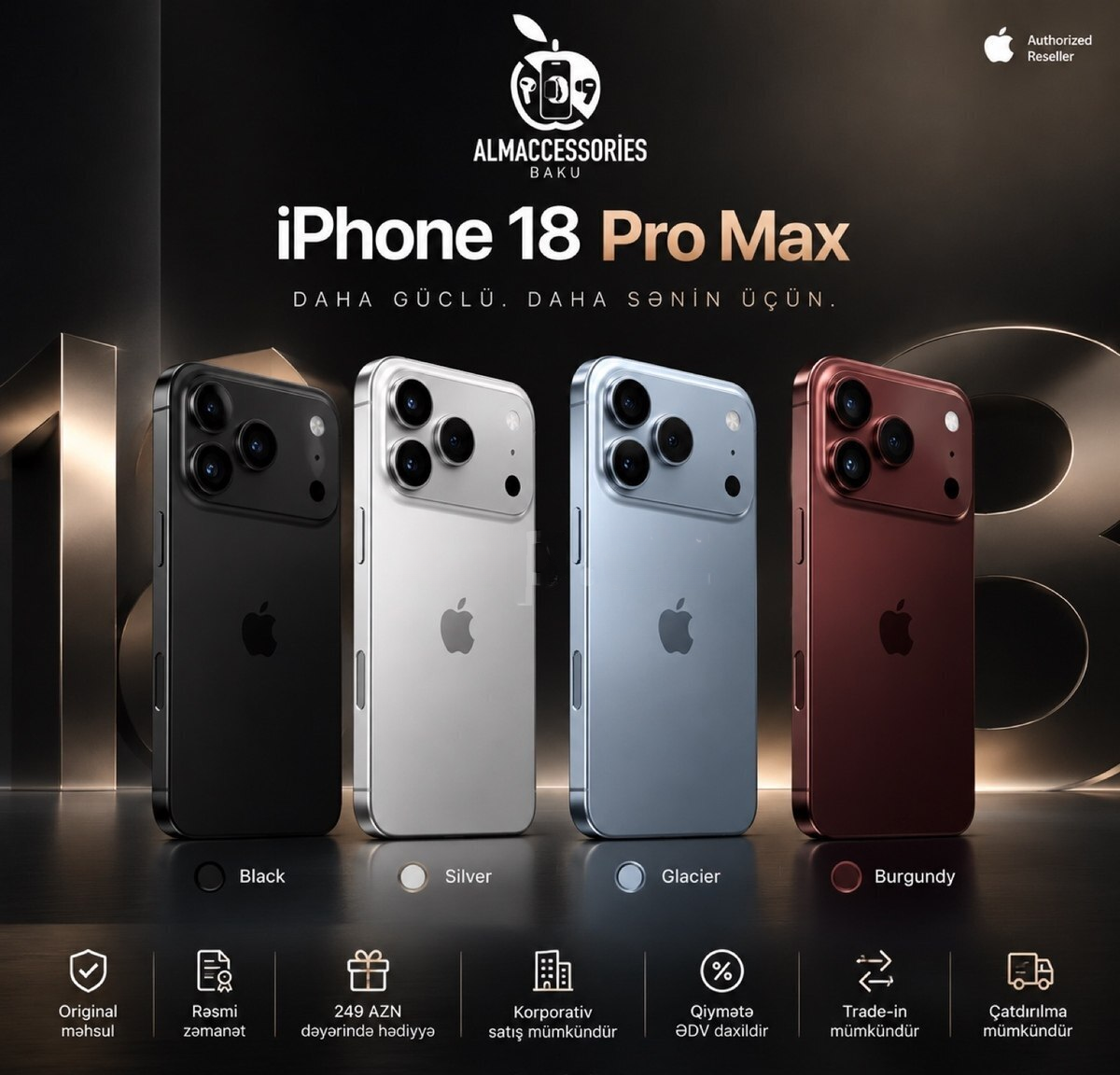 Apple iPhone 18 Pro Max, 12 GB — Bakı