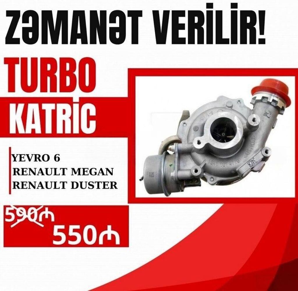 "Renault Duster" turbosu Reno duster turbosu Zemanet. Yazili sekilde — Mühərriklər, Bakı