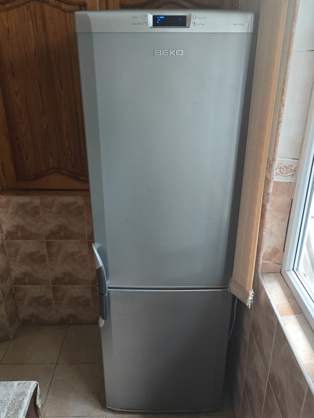 İşlənmiş 2 qapılı Beko Soyuducu Satılır, rəng - Gümüşü — Soyuducular, Bakı
