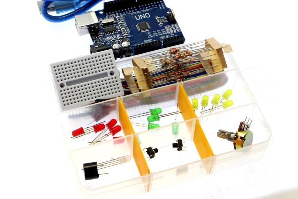 Arduino Əsas Başlanğıc Dəsti Bu dəst ilə edə biləcəkləriniz: - IoT — Müxtəlif alət dəstləri, Bakı (3)