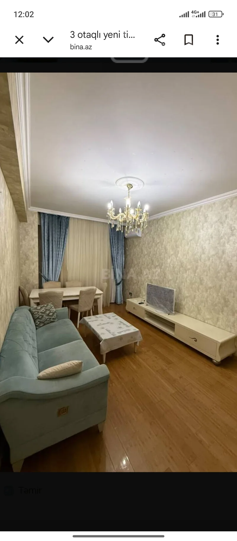 3 otaqlı mənzil, 90 m², Xırdalan — kirayə — Mənzil, Xırdalan