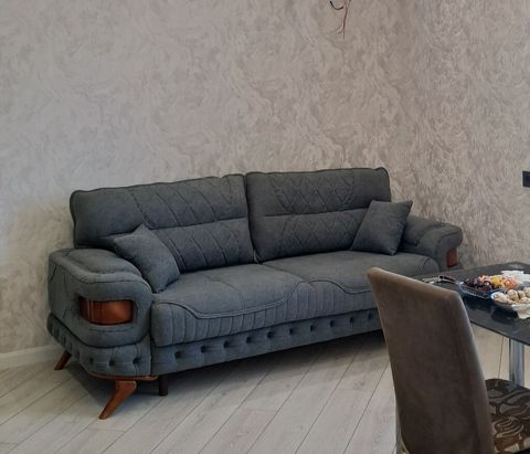 Skandinaviya üslublu 3 nəfərlik yumşaq divan Yenidir uzunlugu 2.30 — Bakı