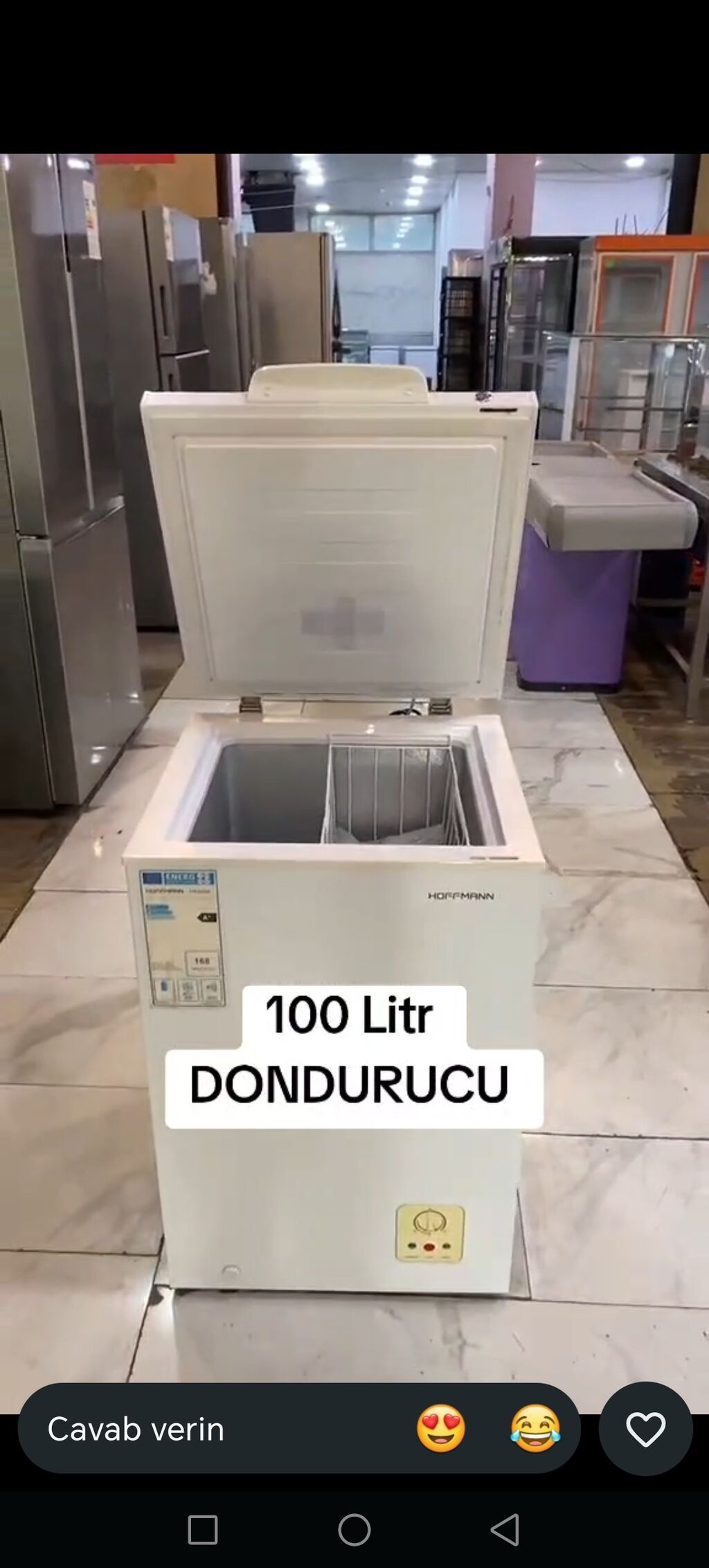 Dondurucu vitrin və sandıq tipli dondurucular Məhsul təsviri — Soyuq vitrini, Digah (3)