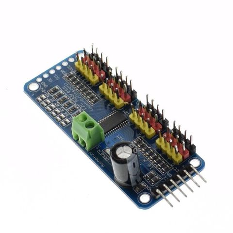 PCA9685 16 Kanal PWM Servo Motor Sürücü Kartı Yalnız 2 I2C pinindən — Bakı