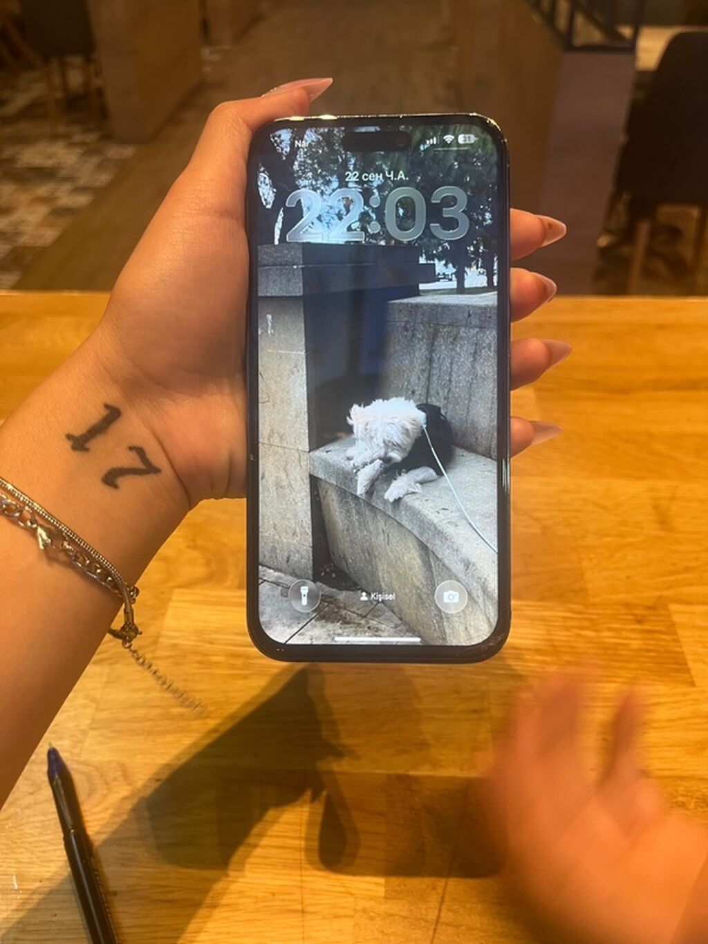 IPhone 14 Pro, Deep Purple, Qırıq — Apple iPhone, Bakı (8)