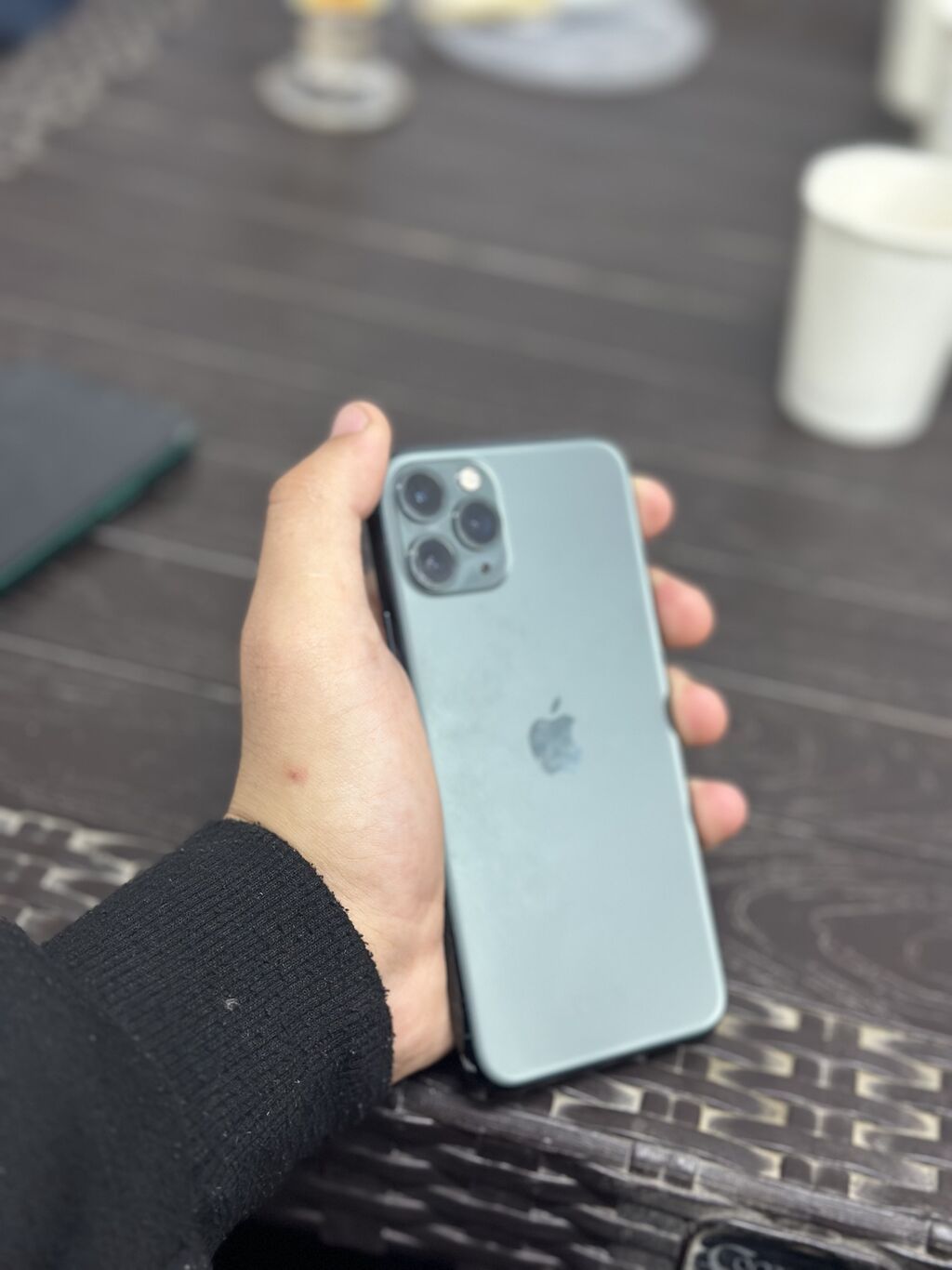 IPhone 11 Pro, 64 GB, Matte Midnight Green, Simsiz şarj — Apple iPhone, Sumqayıt
