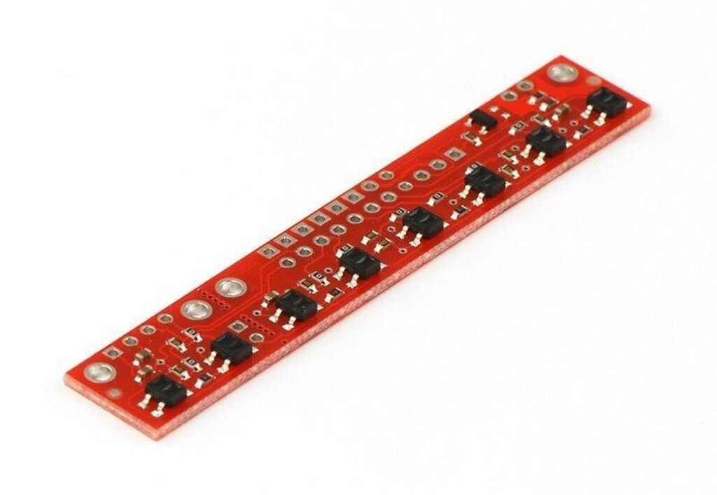 QTR-8RC İnfraqırmızı Sensor (Rəqəmsal Çıxışlı) – Xətt izləyən robotlar — Avtomobil elektrikası, Bakı (4)
