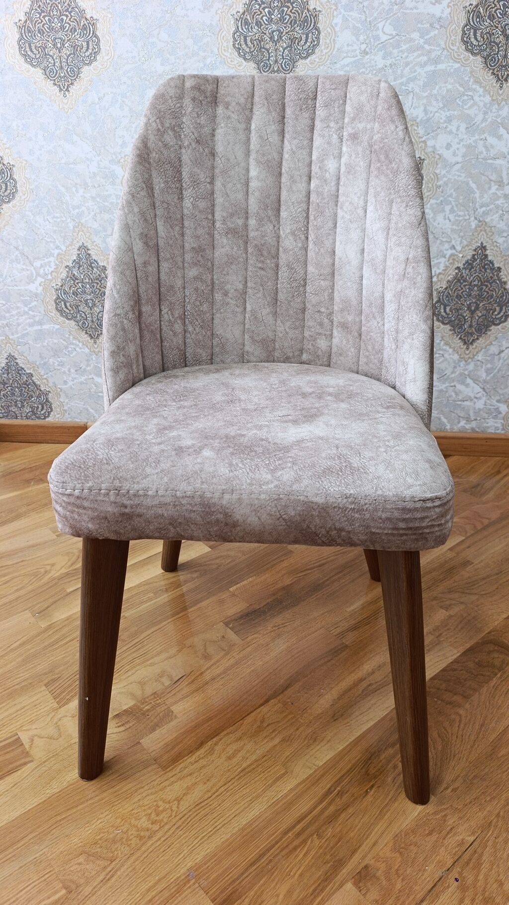 Qonaq otağı üçün, İşlənmiş, Qatlanmayan, rəng - Boz Stul — Stullar, Saray (3)