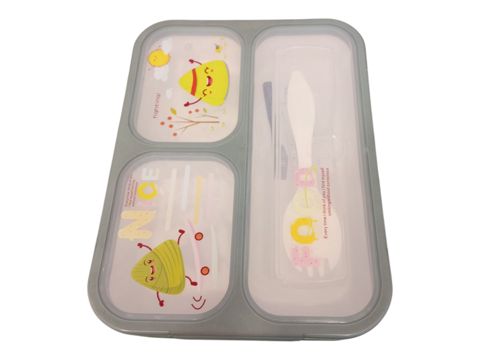 Lanç-boks Nice Food, 1 l, plastik/allüminium, yaşıl — Bakı