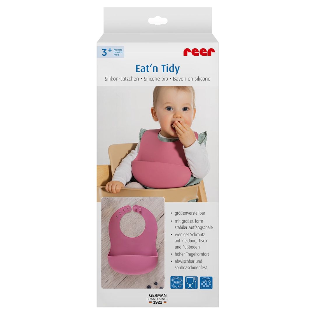 Yaxalıq Reer Eat'n Tidy 25044, silikon, çəhrayı — Mallar, Bakı (2)
