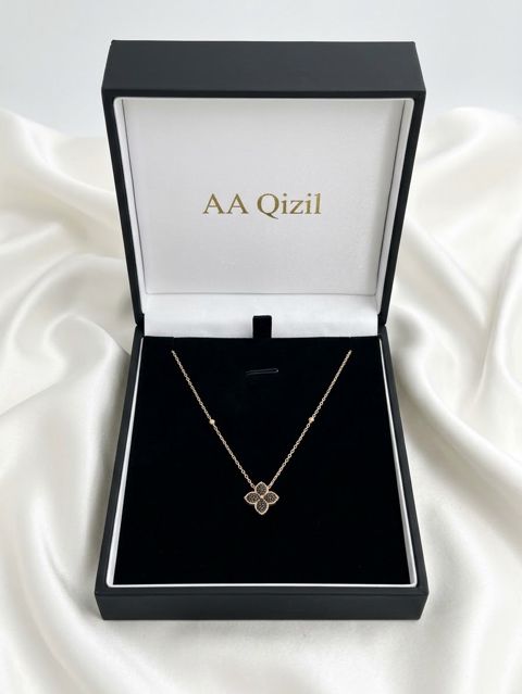 Boyunbağı AA qizil, qızıl 585 əyar, 2 q — Bakı