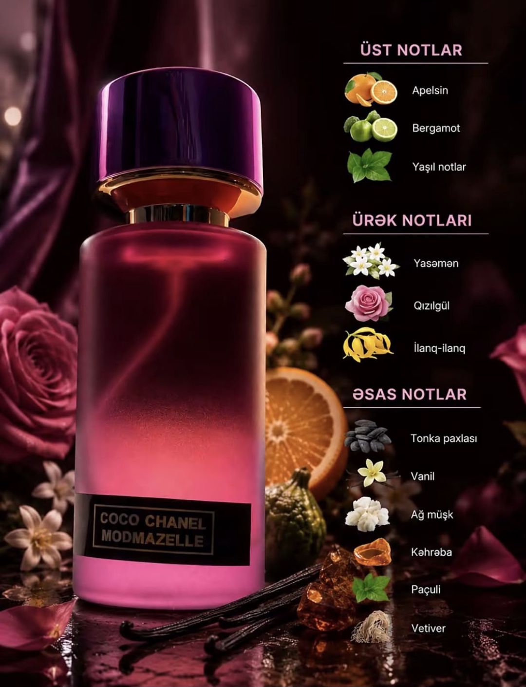 Coco Chanel Mademoiselle qadınlar üçün ətir yağı 30 ml — Mallar, Bakı
