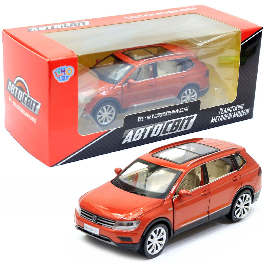 Maşın Volkswagen Tiguan L, qırmızı, plastik/metal, 3+ yaş — Mallar, Bakı