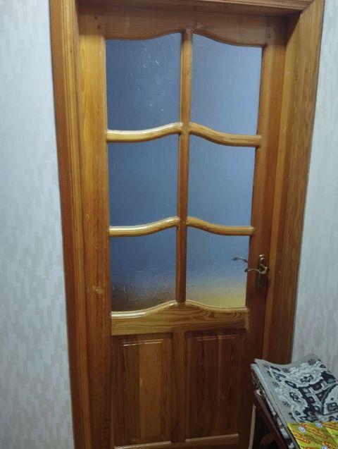 Taxta otaq qapıları dəsti - Material: təbii ağac (şam tipli), lakla — Bakı
