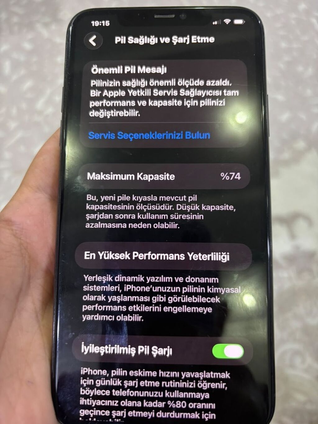 IPhone 11 Pro Max, 64 GB, Matte Midnight Green, Face ID — Apple iPhone, Bakı (5)