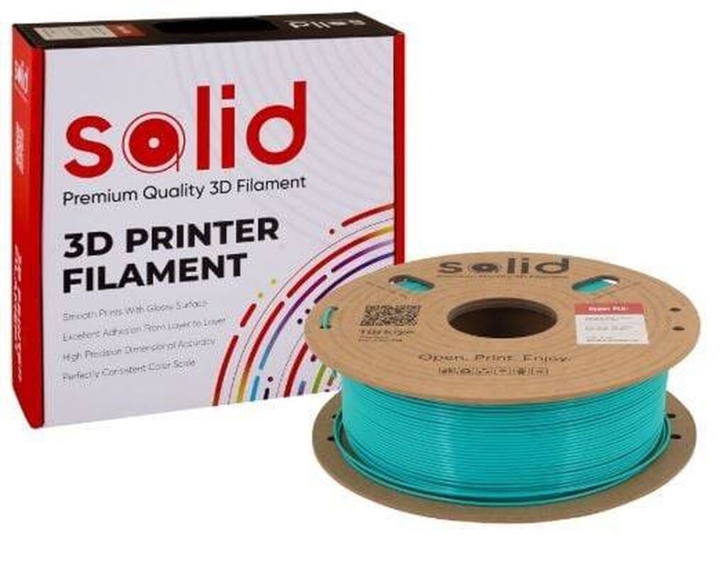 Solid Filament Hyper PLA+ Yaşıl – 1 kq Yeni nəsil, yüksək sürətdə çap — İstehlak malları və aksesuarlar, Bakı (2)