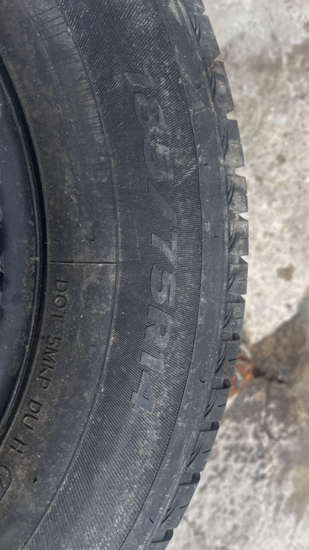 2 ədəd təkər və disk komplekti - Brend: Hankook - Ölçü: 185/75 R14 — Diskləri, Gəncə (3)