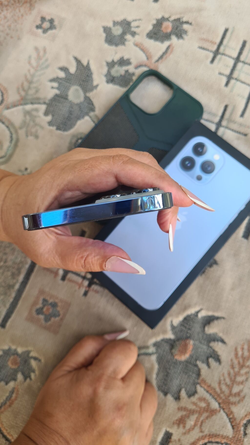 IPhone 13 Pro Max, 256 GB, Blue Titanium, Simsiz şarj, Face ID — Apple iPhone, Bakı (4)