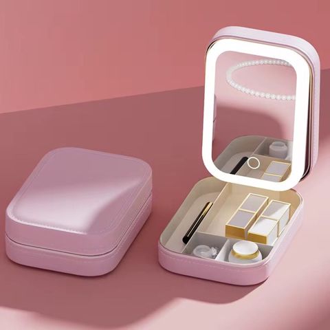 Kosmetik çanta LED güzgü ilə zam01 — Bakı