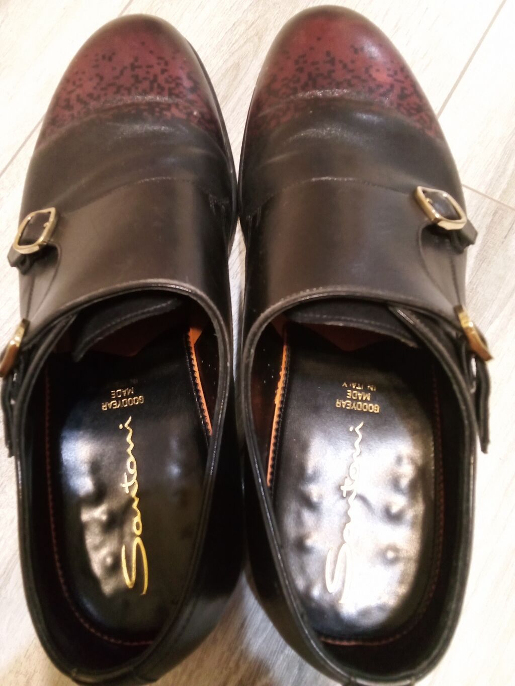 Santoni kişi ayaqqabısı – Double Monk Strap Qiymətlə bağlı razılaşmaq — Ayakkabılar, Masazır (3)