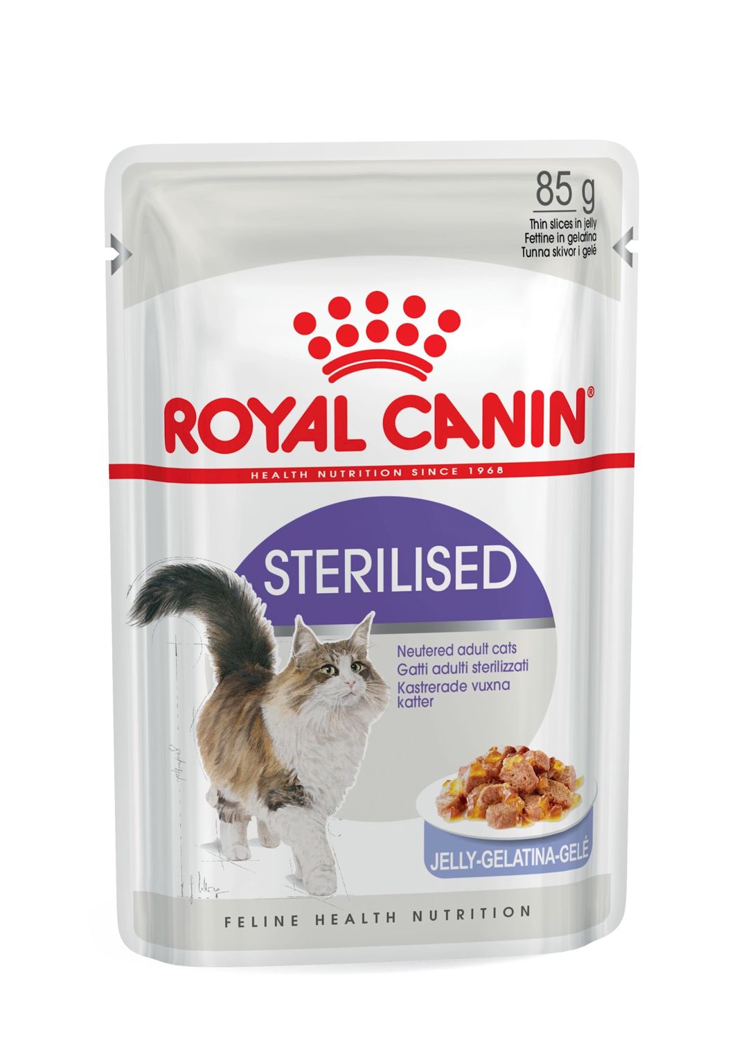 Nəm yem qısırlaşdırılmış pişiklər üçün Royal Canin Sterelised Jelly 85 q — Mallar, Bakı