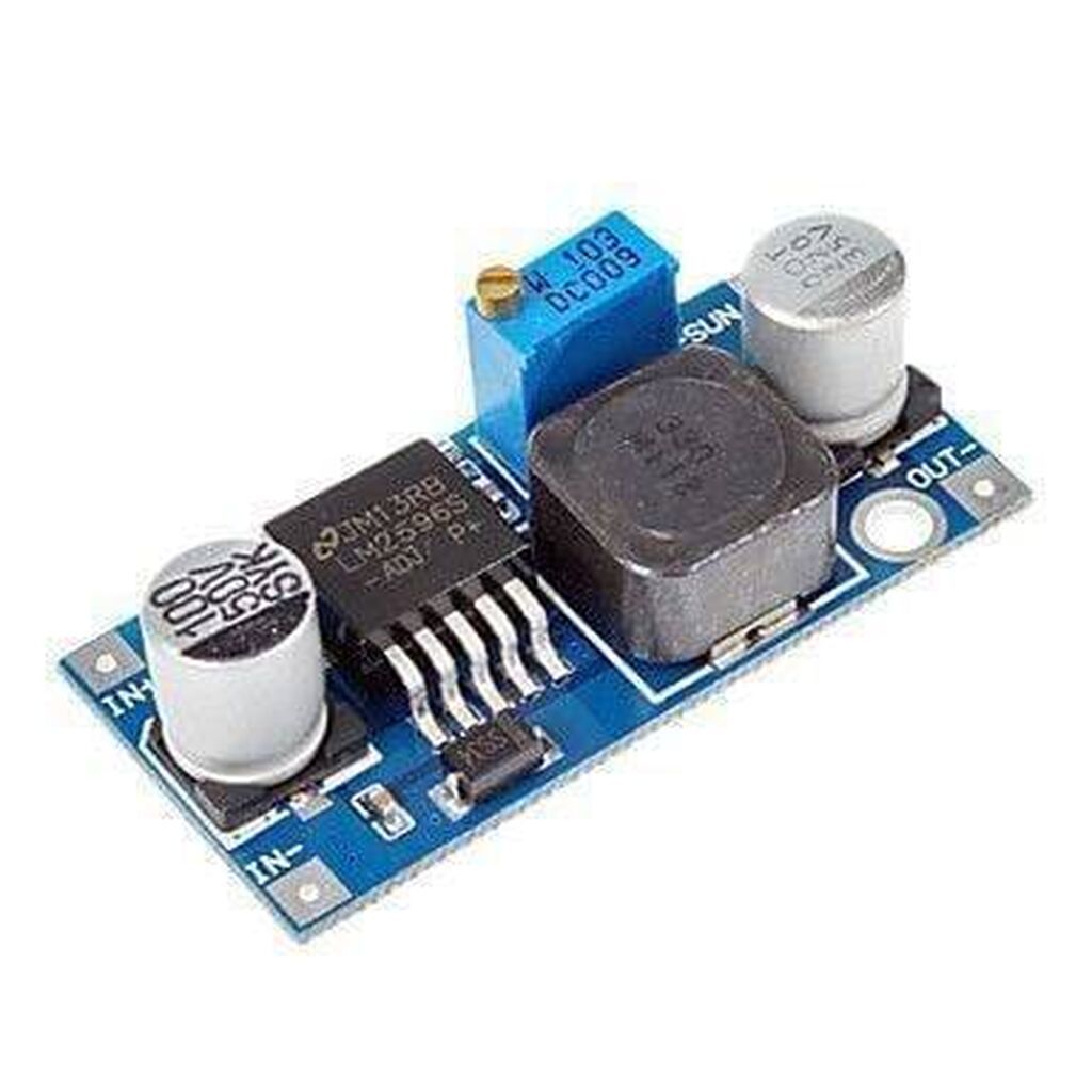 Mini Tənzimlənə bilən 3A Gərginlik Requlyator Kartı – LM2596-ADJ — Gərginlik stabilizatoru, Bakı