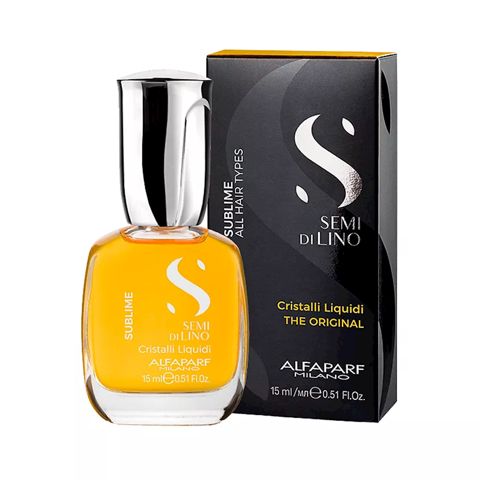 Saç üçün zərdab Alfaparf Milano Semi Di Lino Sublime All Hair Types Cristalli 15 ml — Bakı