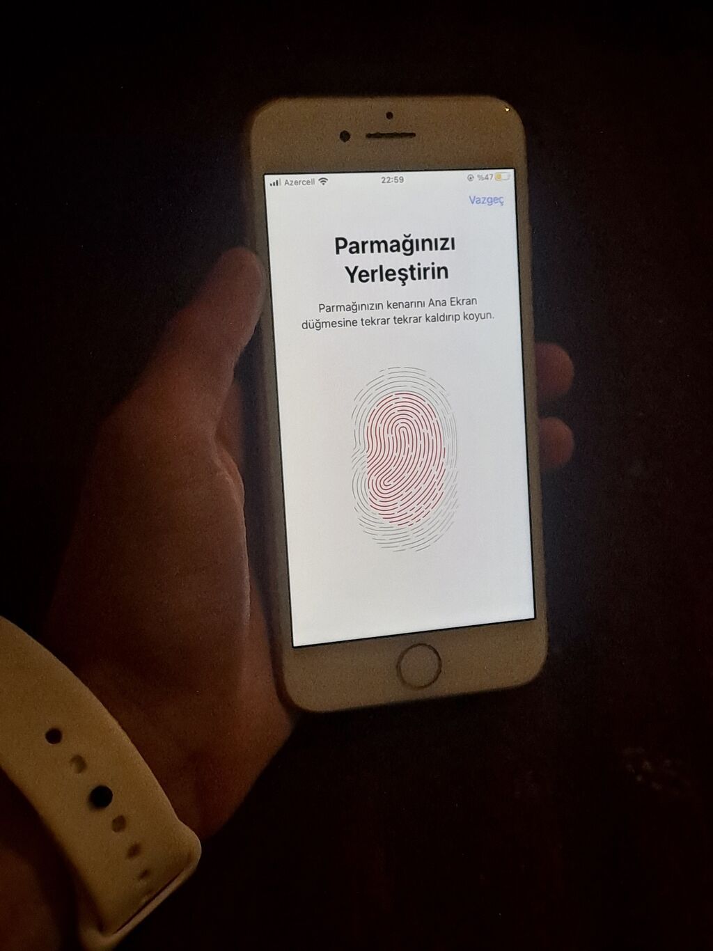 IPhone 8, 64 GB, Matte Gold, Barmaq izi — Apple iPhone, Bakı (9)