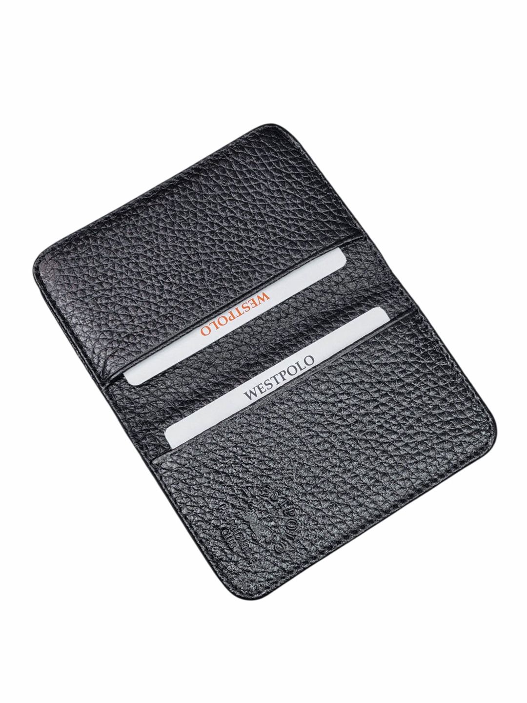 Kredit kartları qabı təbii dəri, uniseks, 8 kart bölməsi, Türkiyə istehsalı, qara - Westpolo_1026-Cardholder_Black — Mallar, Bakı (2)