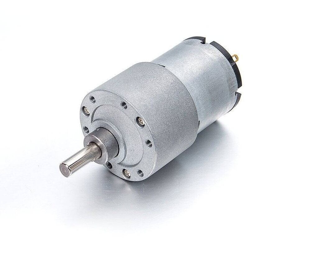 12V 100 RPM 37mm Reduktorlu DC Motor Metal dişlili, yüksək torklu DC — Transmissiya, Bakı (2)
