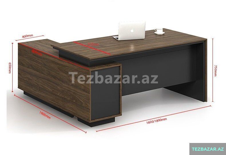 Ofis masası — Ofis mebeli, Bakı (2)